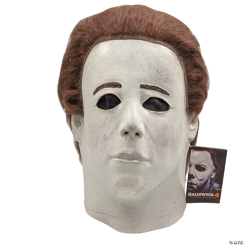 Adults Halloween 4: The Return of Michael Myers Michael Myers Overhead Latex Mask