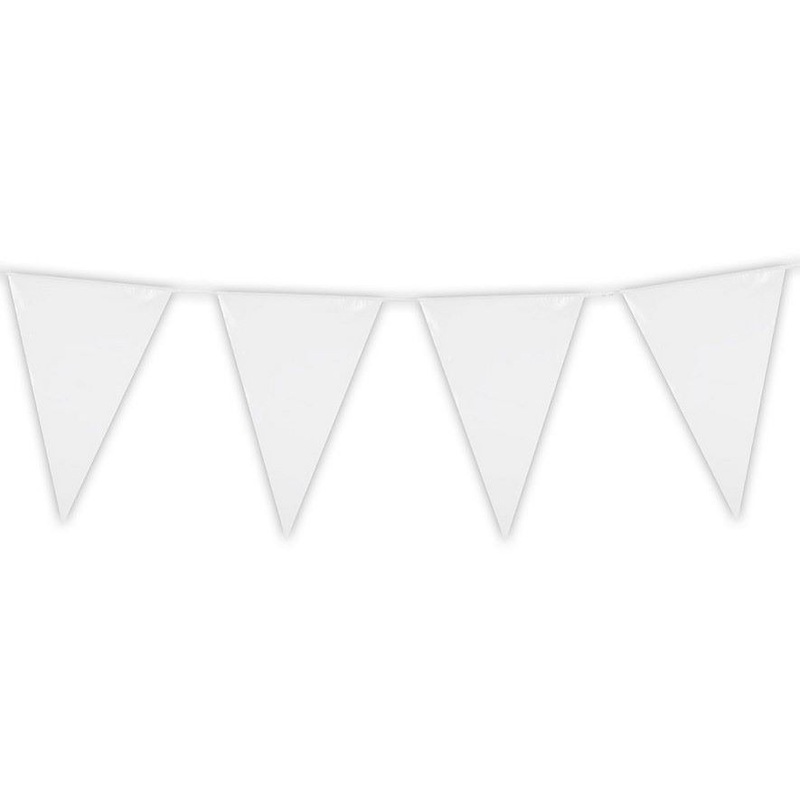 Classic Pennant Chain White 10m