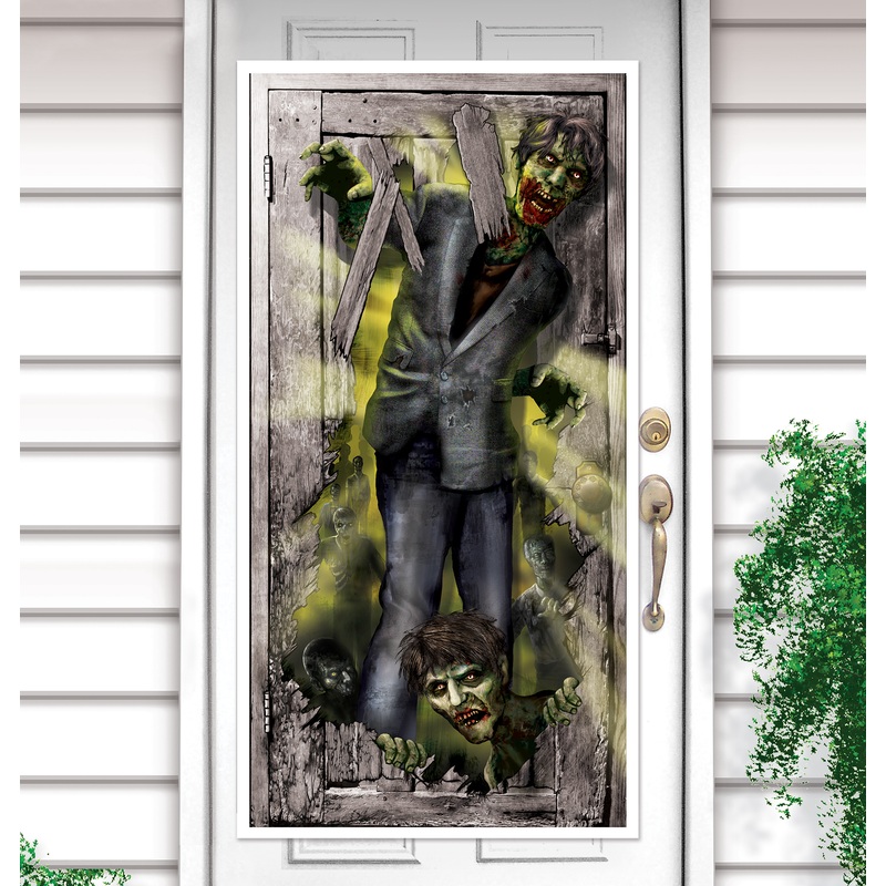 Zombie Town Door Poster 1.65m x 85cm