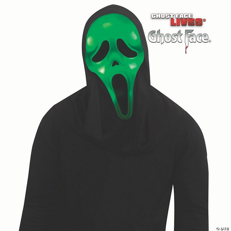 Adults Ghost Face<sup></sup> Color Changing Full Mask with Hood