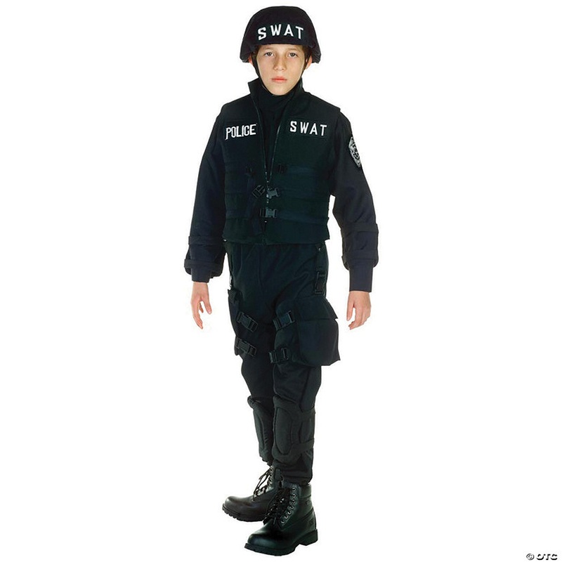 Boy’s Deluxe SWAT Costume|B10TO12|B8TO10|B4TO6