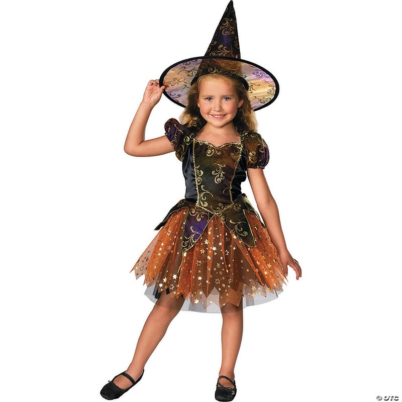 Girl’s Elegant Witch Costume|MEDIUM