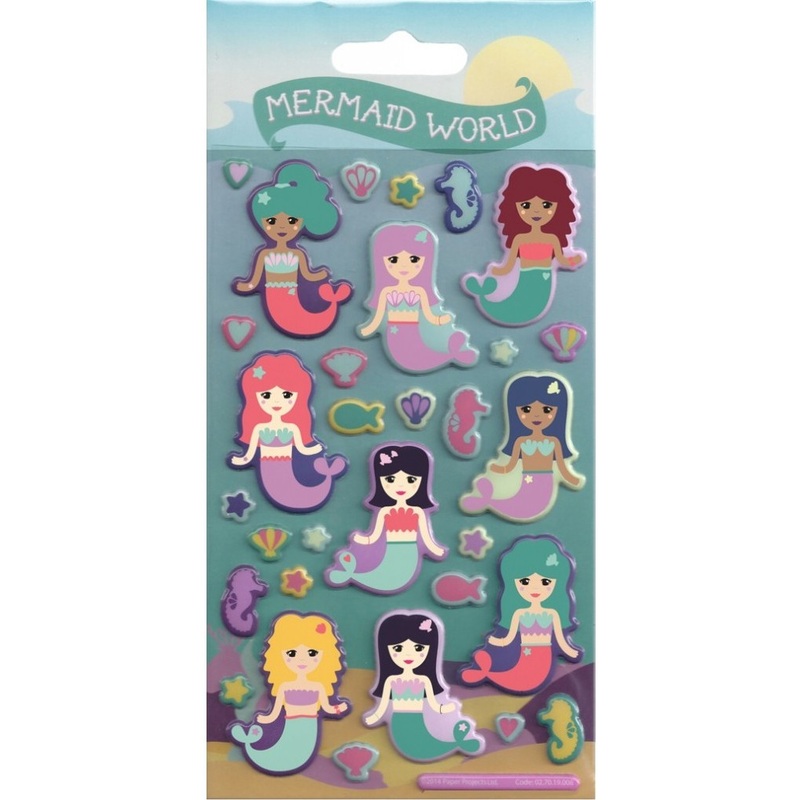 Pretty mermaids stickers