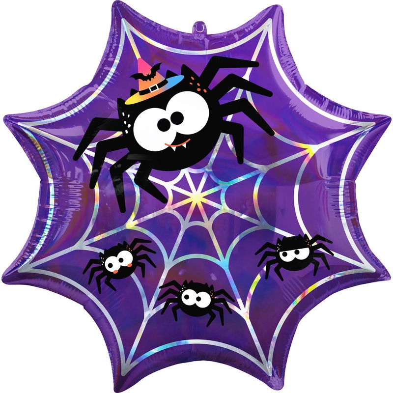 Spider Halloween foil balloon 55cm