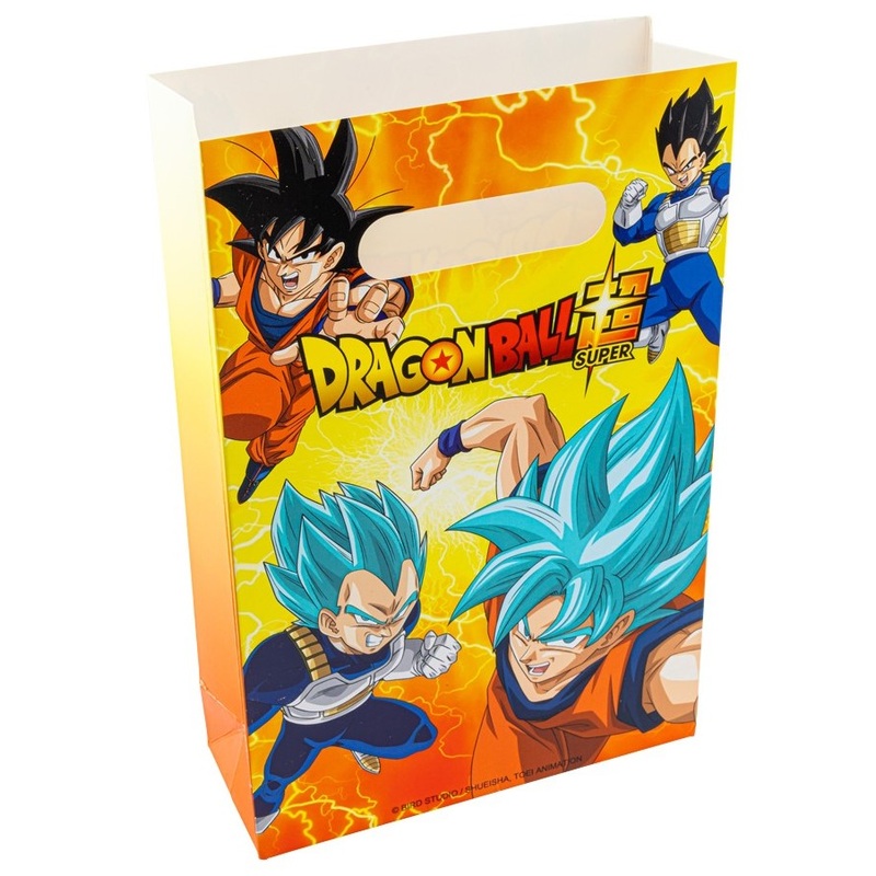 4 Dragon Ball paper gift bags