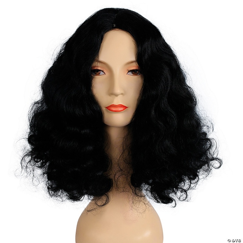Adults Deluxe Long-Haired Full Afro Wig – Black 1