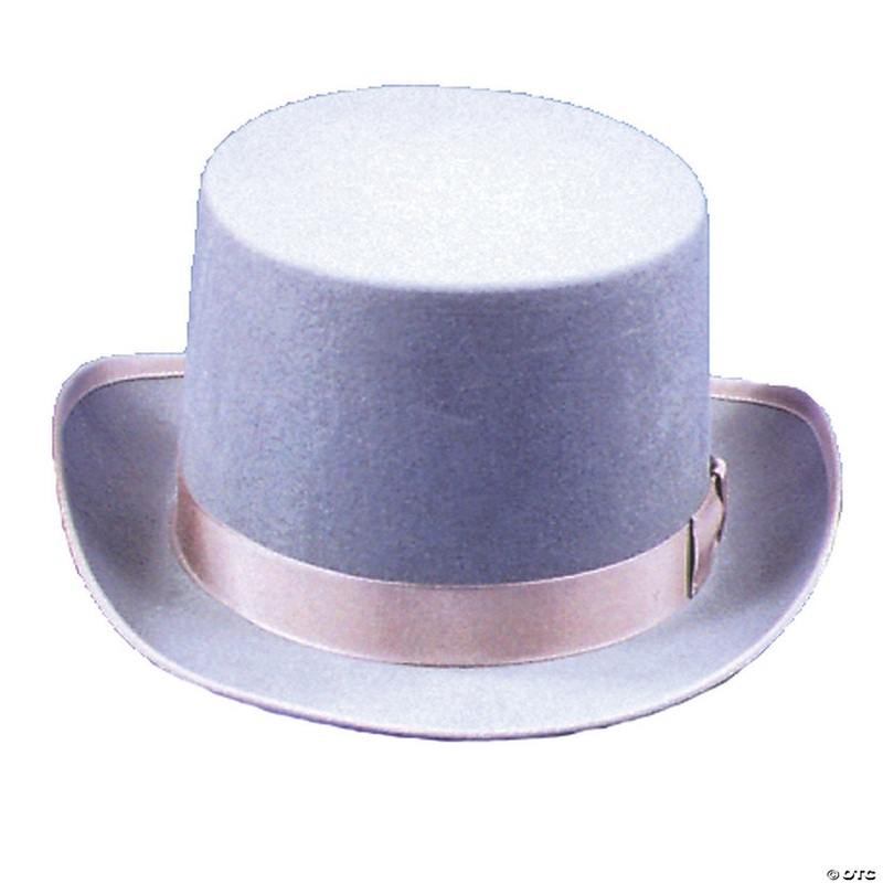 Adults Gray Felt Top Hat – Extra Large