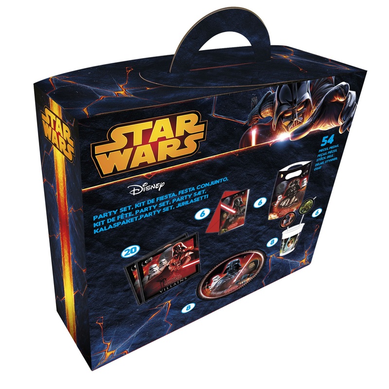 Star Wars Galaxy party case 54 pieces