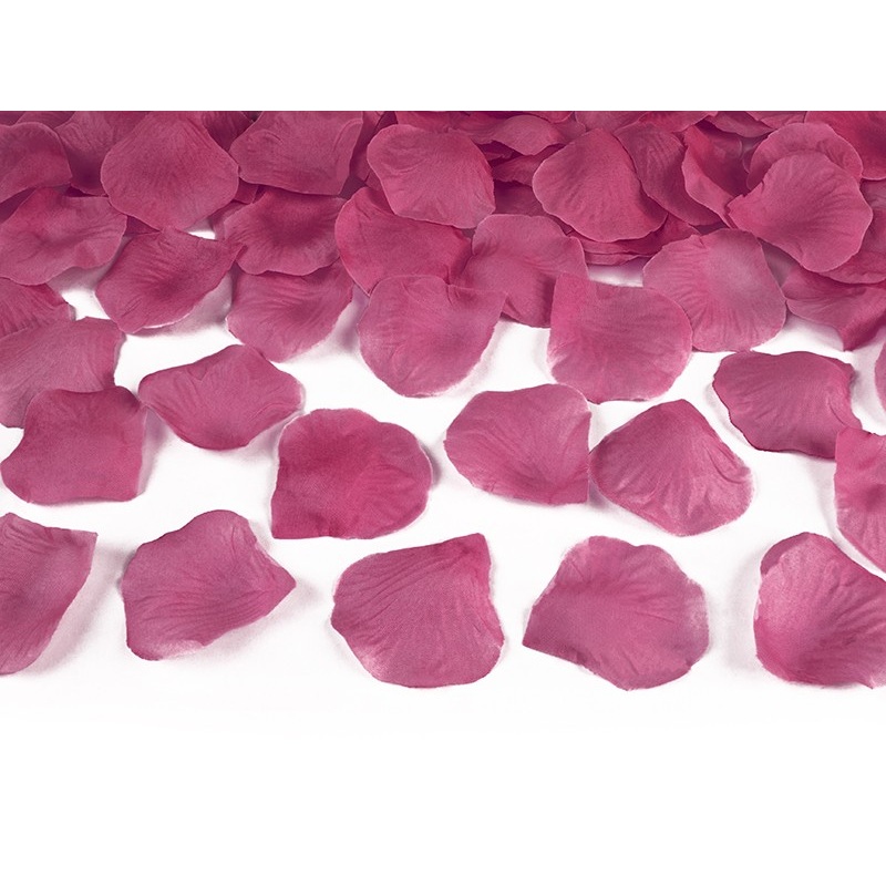 100 rose petals Amour raspberry