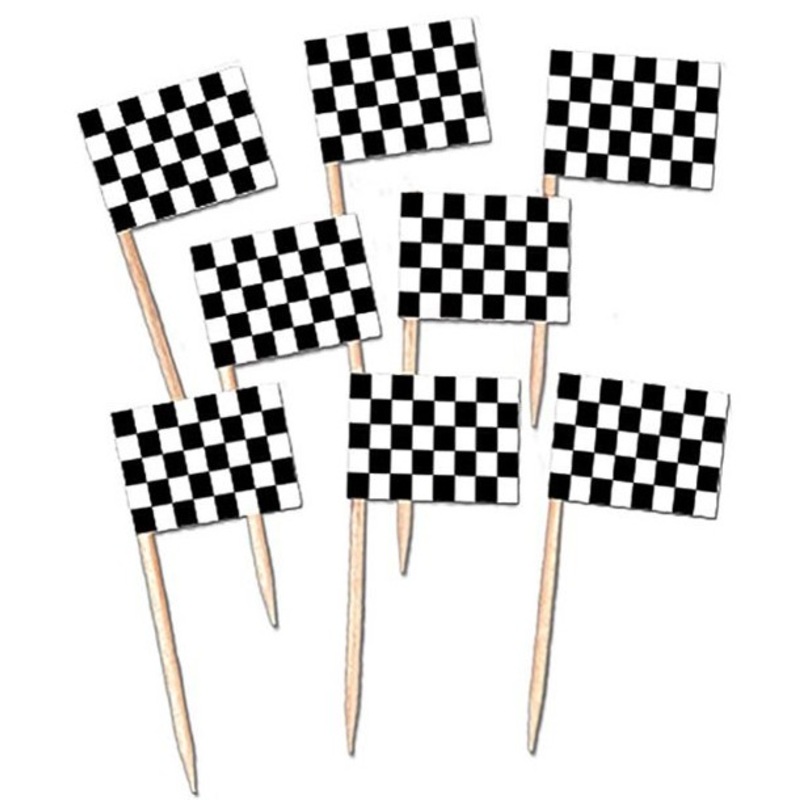 50 Racing Team Party Picker 5cm