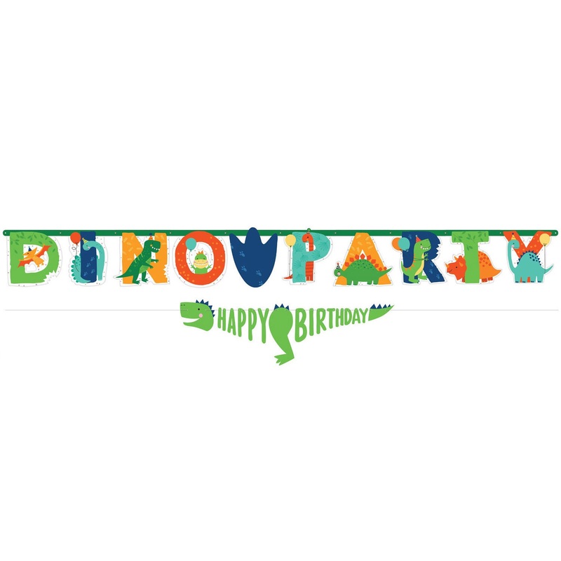 Dinoparty birthday garland 230cm