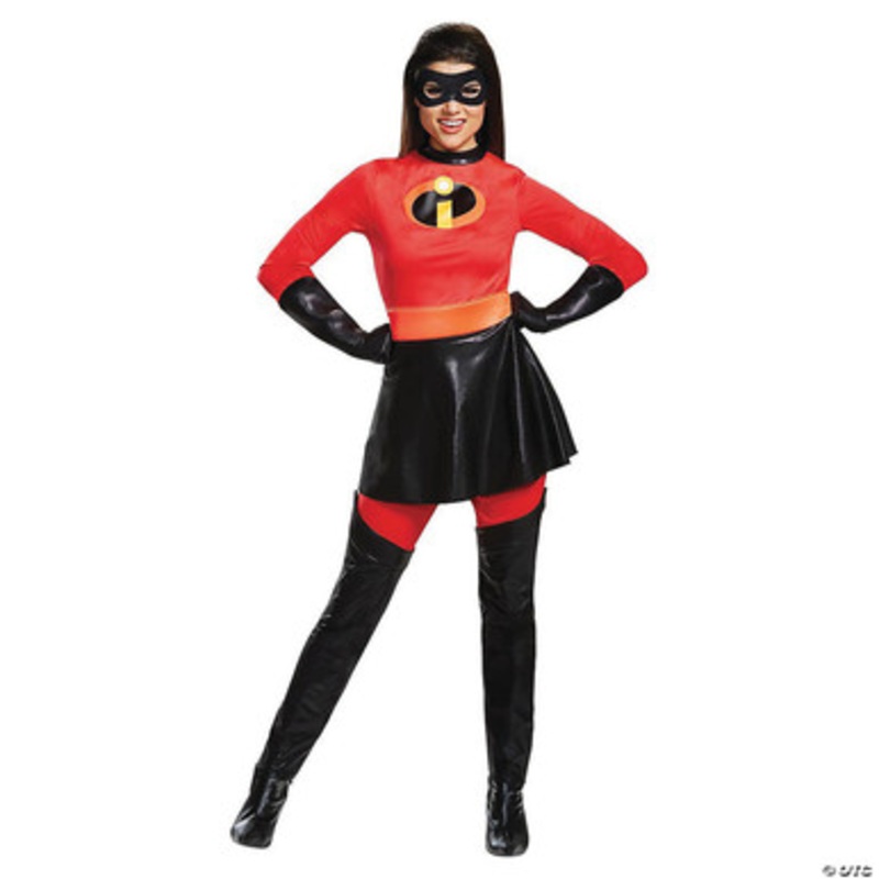 Mrs. Incredible Skirted Deluxe Adult Costume  Small