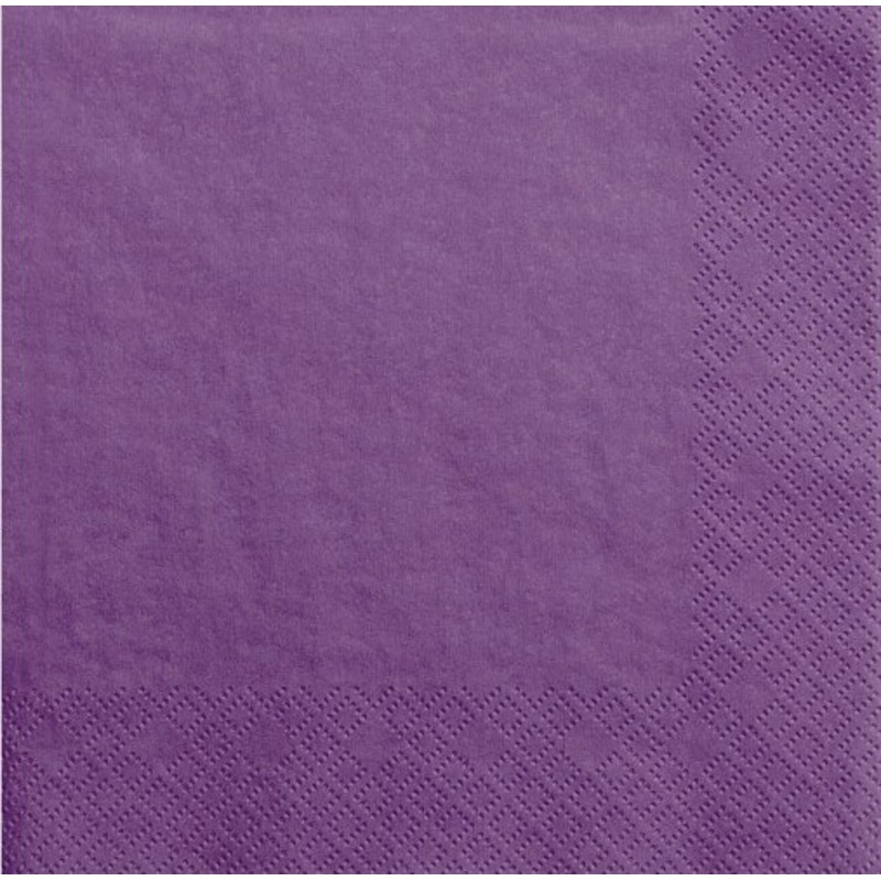 20 napkins Scarlett dark purple 33cm
