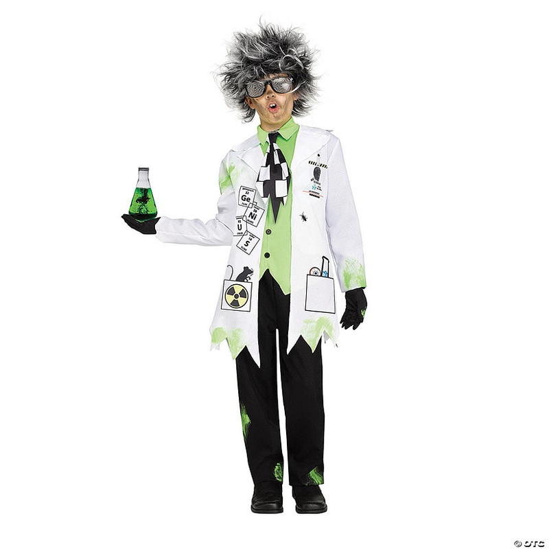 Boy’s Mad Scientist Costume|SMALL|MEDIUM