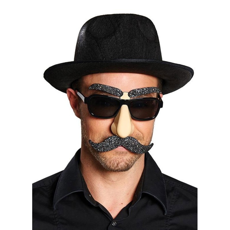 Funny mafiosi glasses