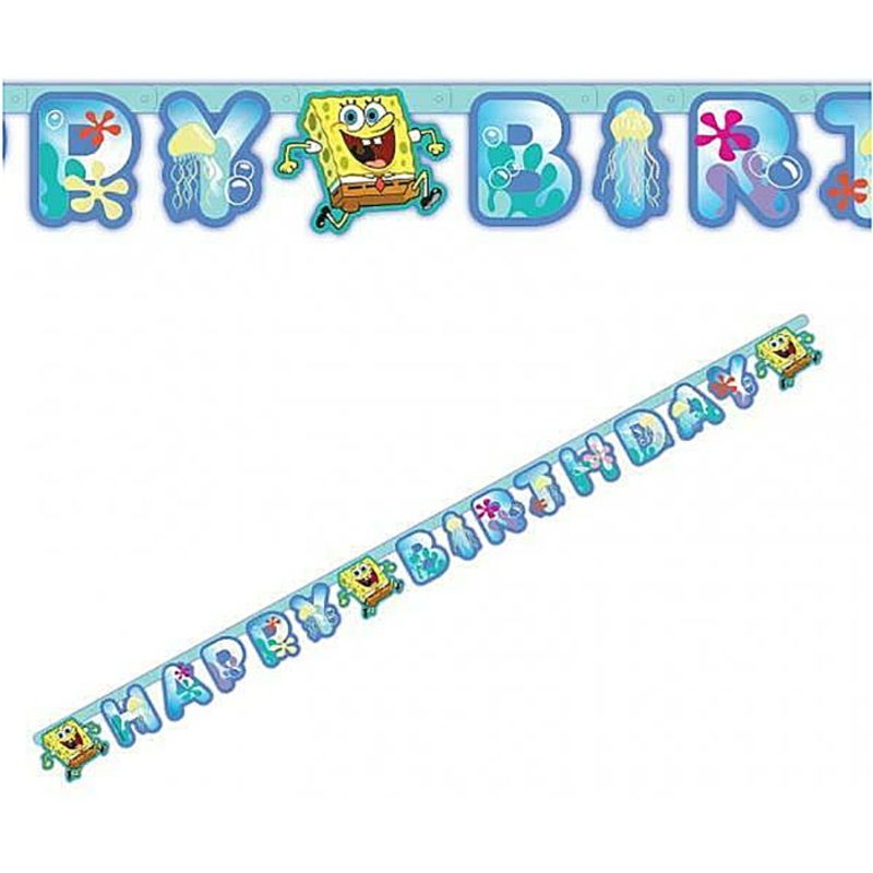 SpongeBob Fun Happy Birthday chain 180cm