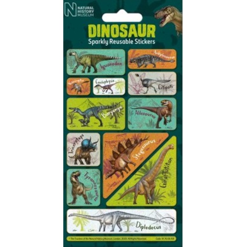 Dinosaur stickers with names
