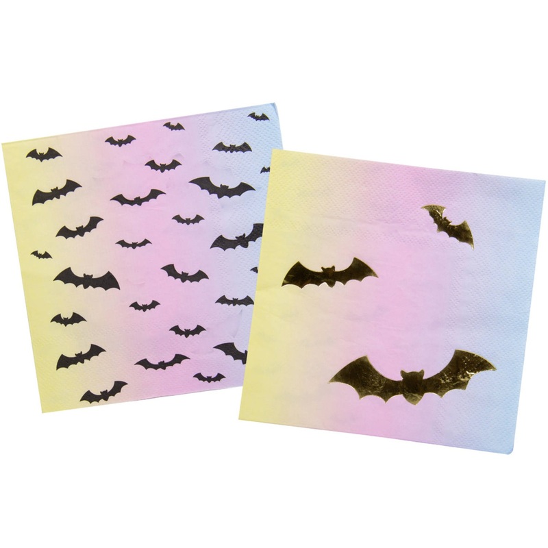 16 Spuknacht pastel napkins 33cm