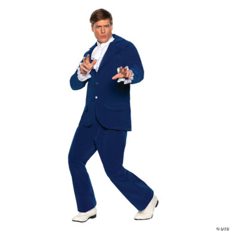 Groovy Sixties Costume – Blue  Standard