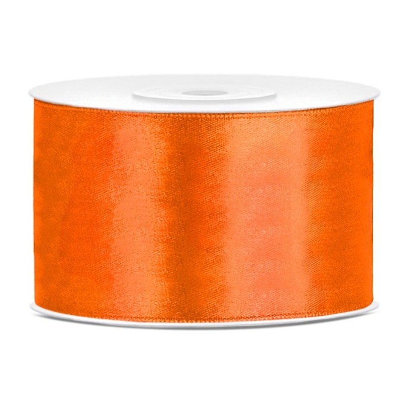 25m ribbon neon-orange, 38mm wide