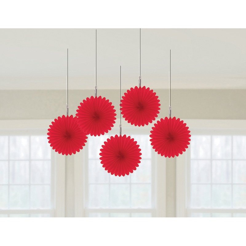 5 paper compartments Red Suns 15.2cm