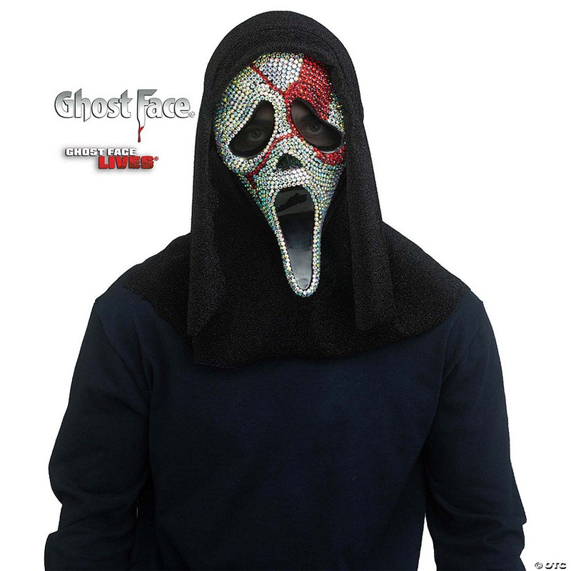Adults Scream Ghost Face<sup></sup> Bloody Bling Mask Costume Accessory