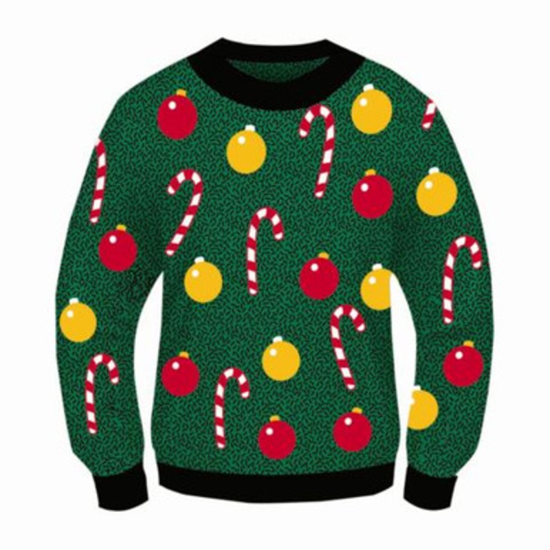 Christmas Ornaments Adult Sweater Medium