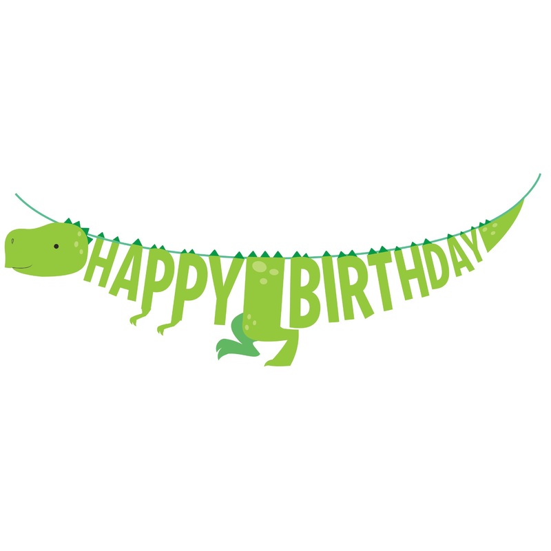 Dino children garland 1.7m