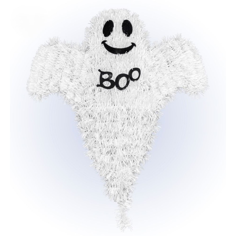 Halloween ghost made of tinsel 32x27cm