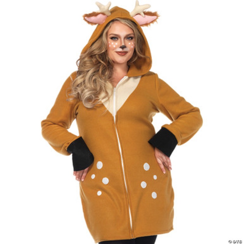Women’s Plus Size Cozy Fawn Costume XX-Large