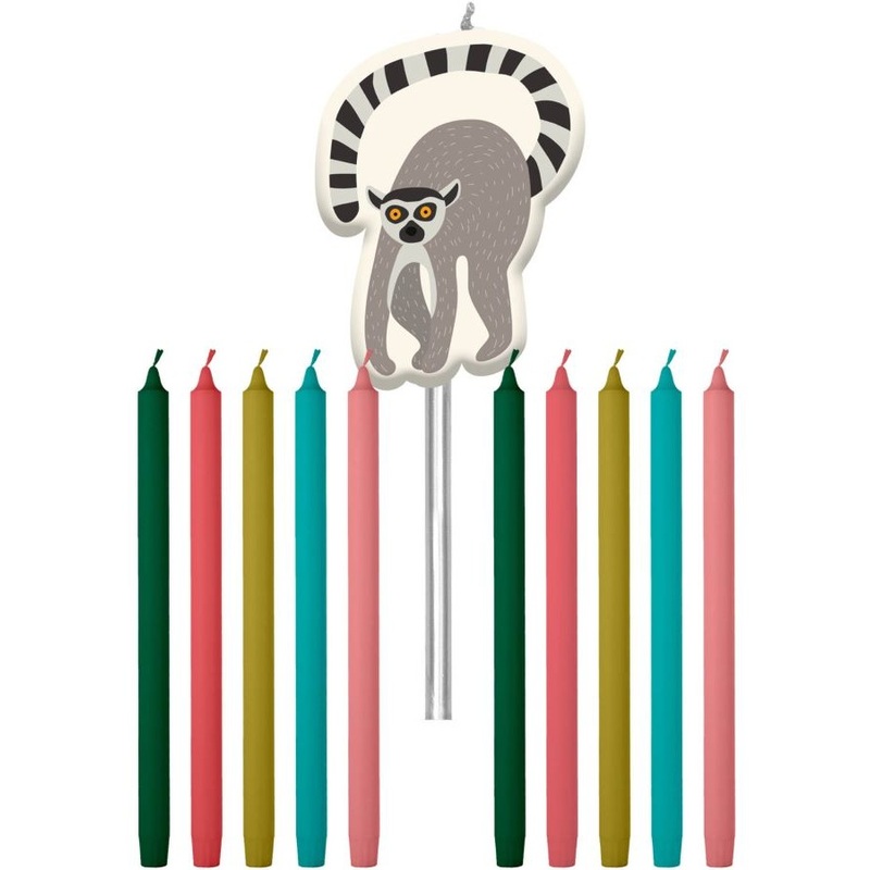 Zoo birthday party cake candle 11 pieces
