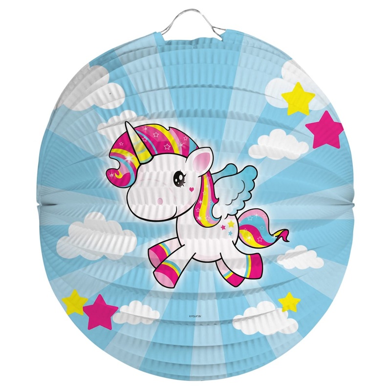 Unicorn Poppy Lampion 22cm
