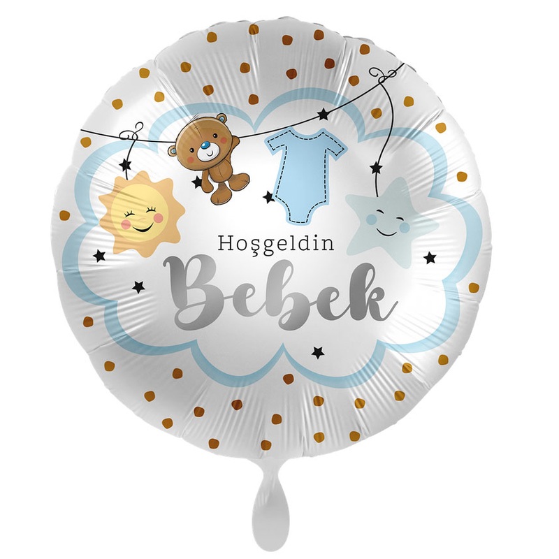 Welcome Baby Boy foil balloon TR 43cm