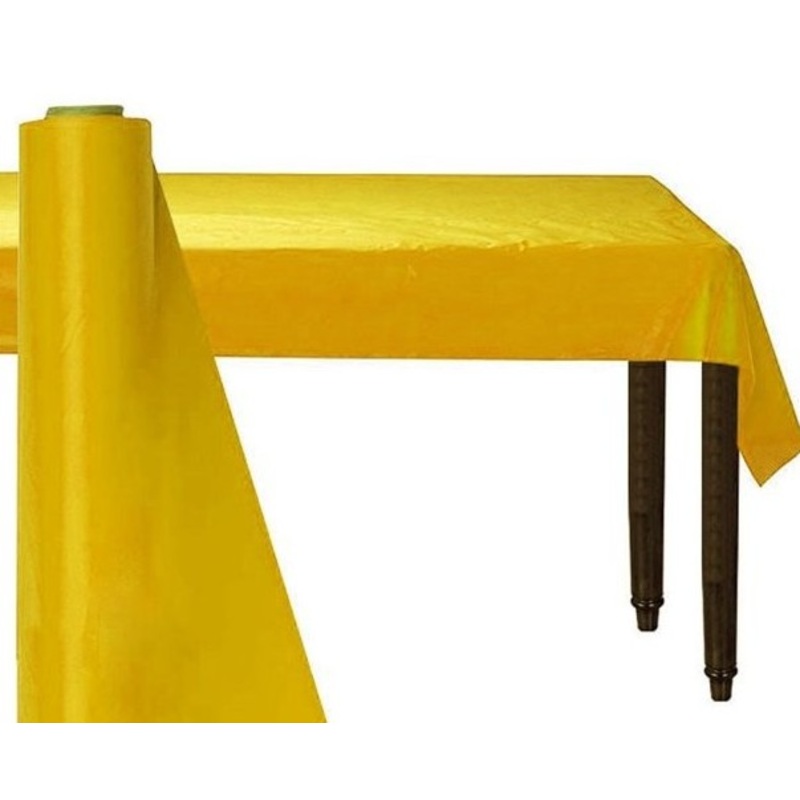 Yellow tablecloths roll Basel 30m