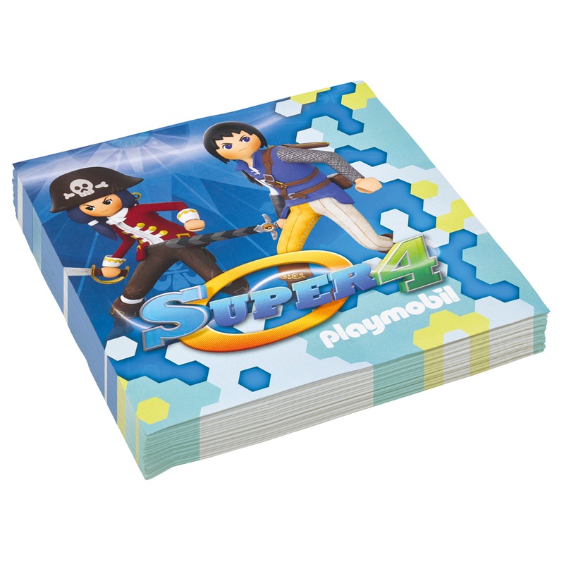 20 Playmobil Super 4 napkins