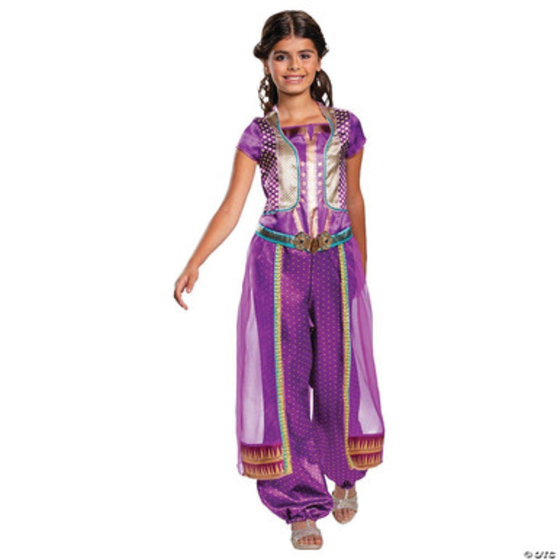 Jasmine Purple Classic Costume – Aladdin – Child  Small