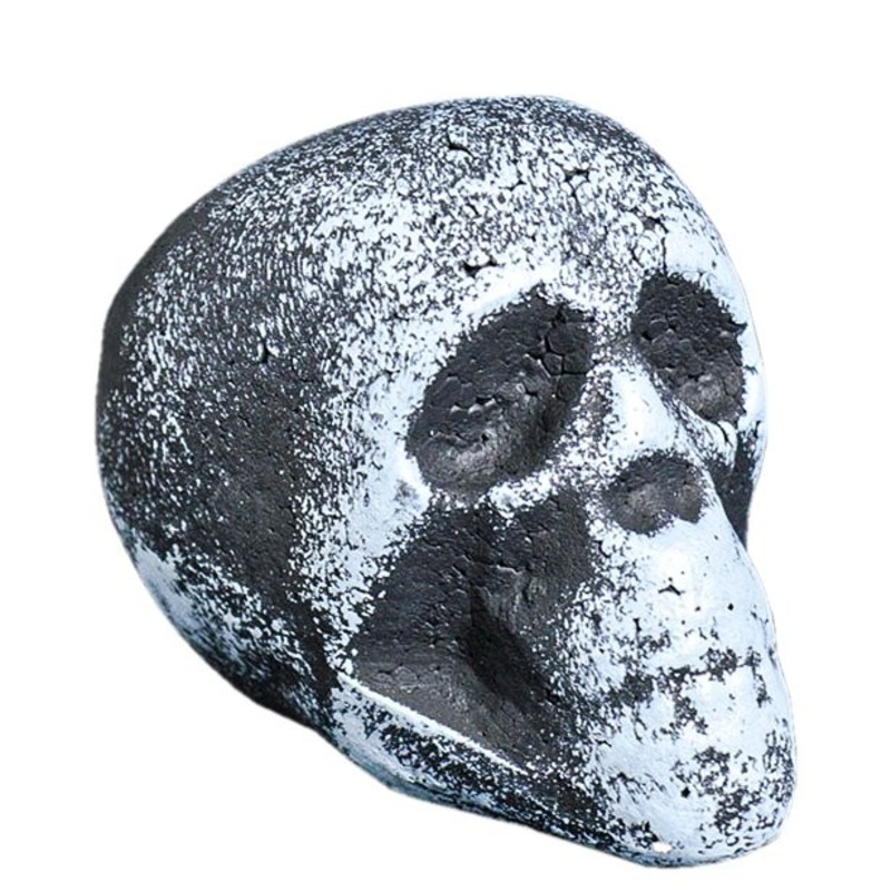 Skull decoration made of styrofoam 11cm