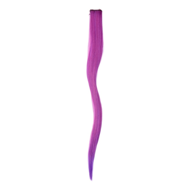 1 Clip-In Extension Strand Straight 45 cm Red-Purple Mix YZF-P1S18-T2356TT3533