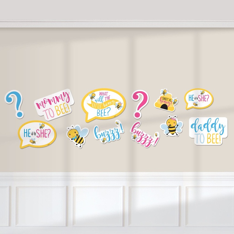 12 baby bees murals