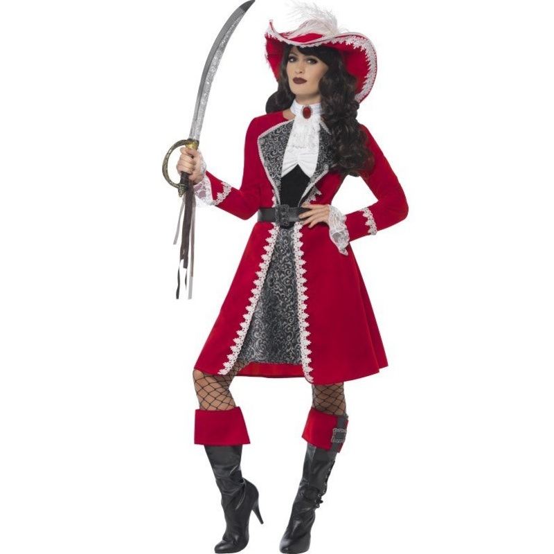 Deluxe Authentic Lady Captain Costume – Plus Size