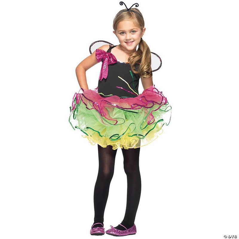 Girls Rainbow Bug Costume|XSMALL