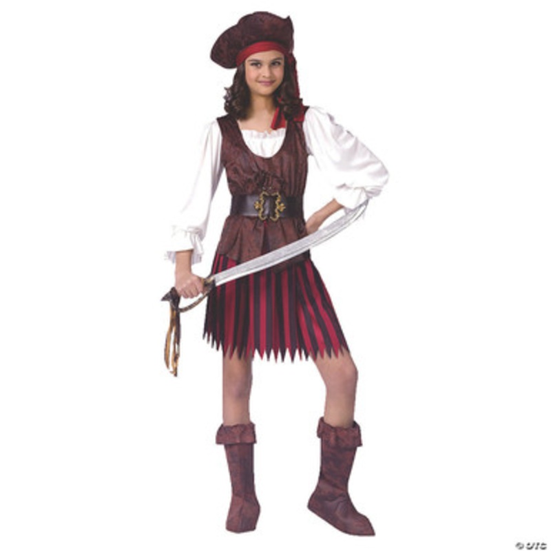 Pirate High Seas Girl Child Costume Small