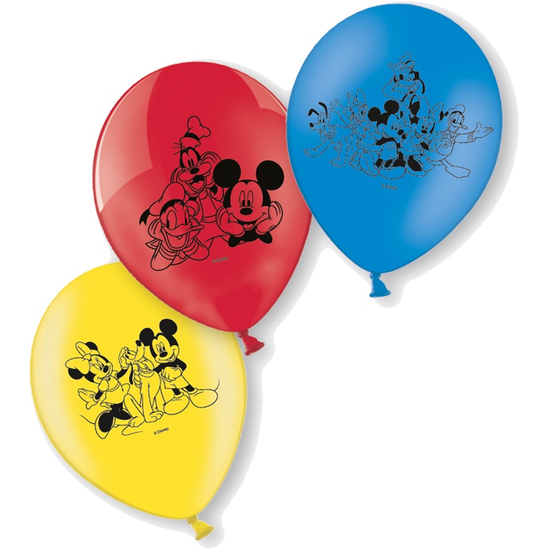 6 Mickey Mouse & Friends Balloons 23cm