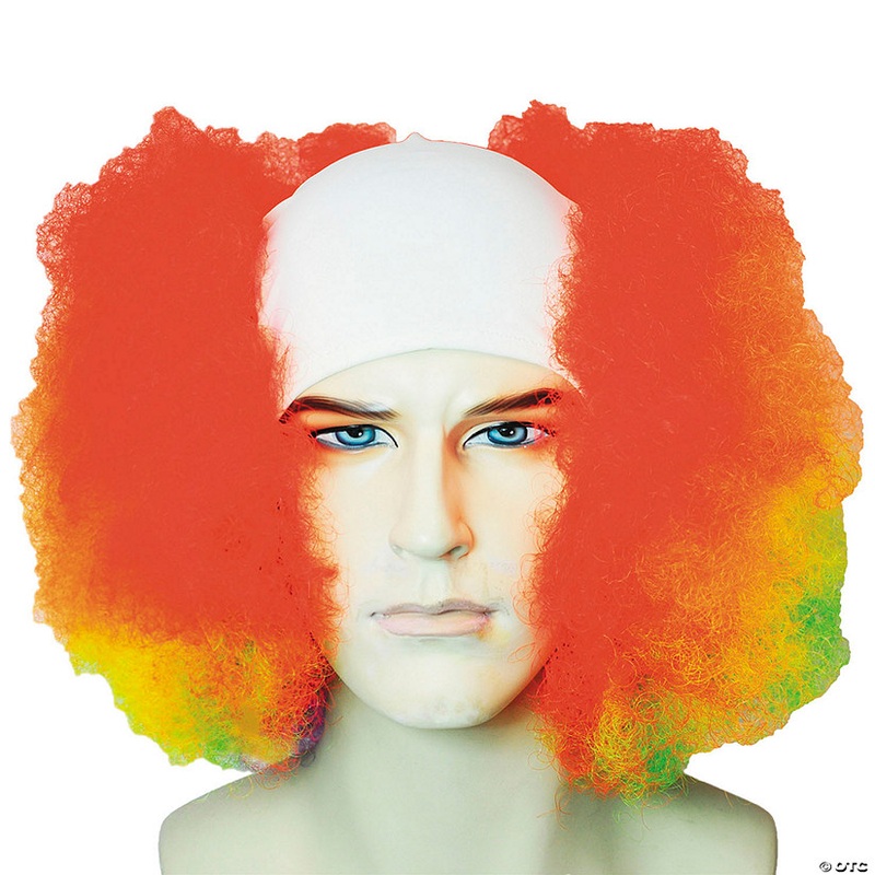 Adults Bald Curly Clown Wig