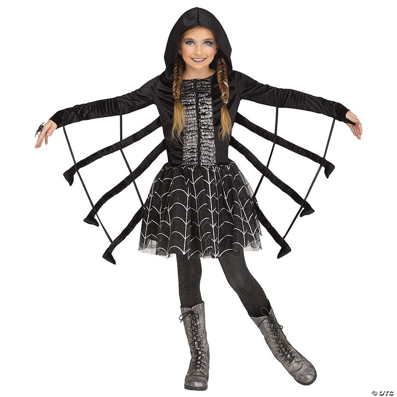 Girl’s Sparkling Spider Costume