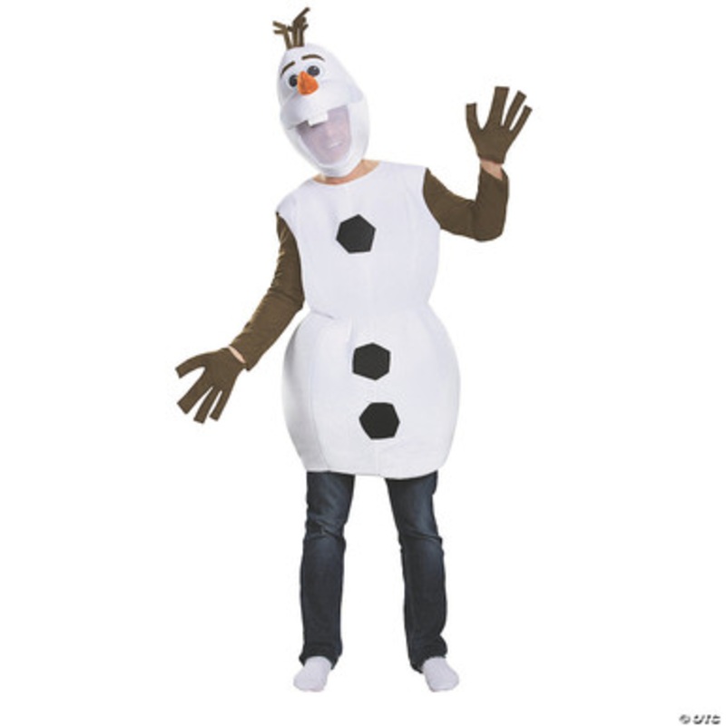 Olaf Deluxe Adult Costume – Frozen  Large