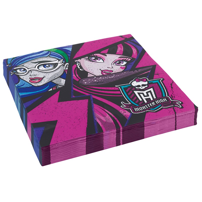 20 Monster High 2 napkins 33cm