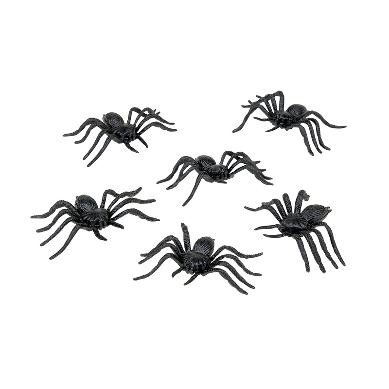 6 Halloween decoration spiders Freddy