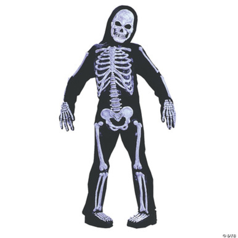 Skelebones Black & White Costume – Child  Medium