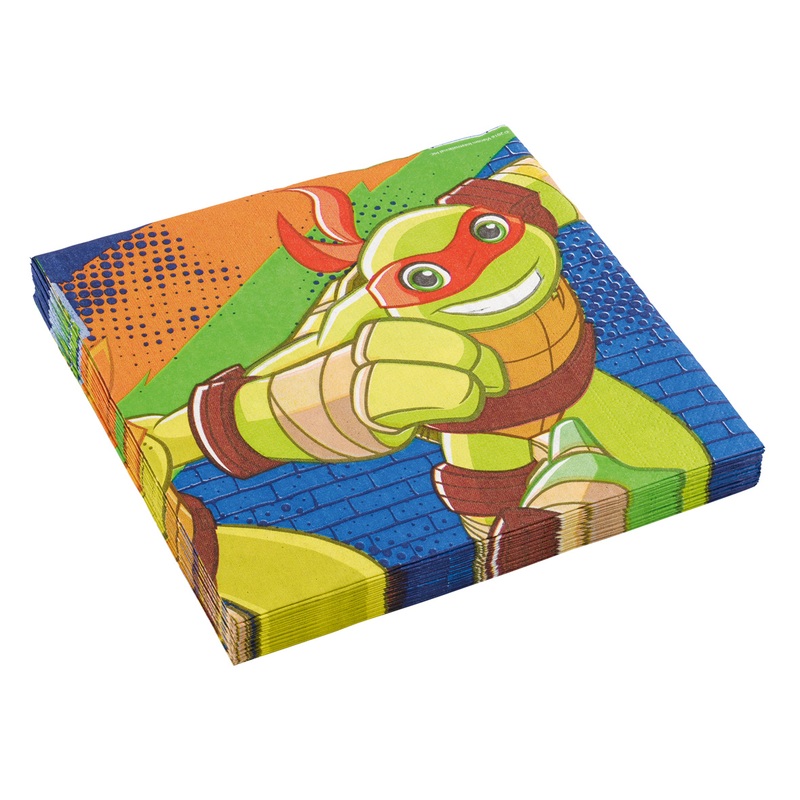 20 Half Shell Heroes napkins